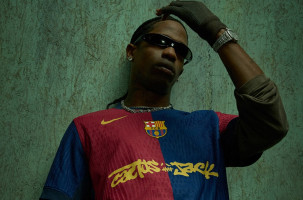 Travis Scott Drops Limited-Edition FC Barcelona Jersey
